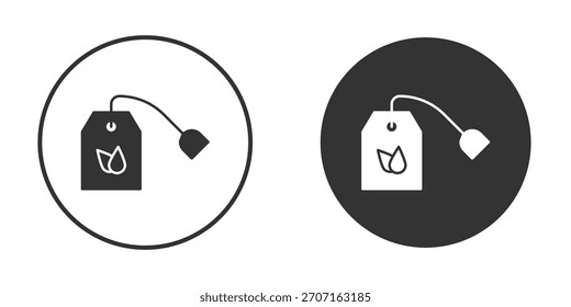 Ícone de saco de chá para design de site, logotipo para web e apps.