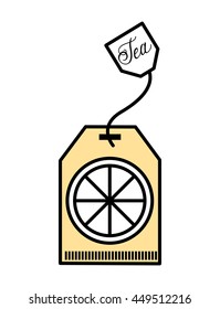 tea bag  isolated icon design, vector illustration  graphic 
