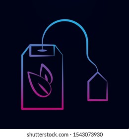 Tea bag nolan icon. Simple thin line, outline vector of tea icons for ui and ux, website or mobile application