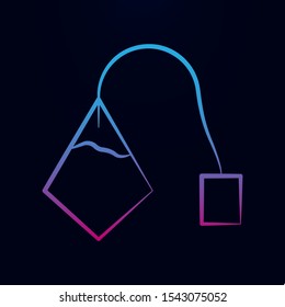 Tea bag nolan icon. Simple thin line, outline vector of tea icons for ui and ux, website or mobile application