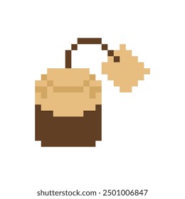 Bolsa de té Pixel Art para sus necesidades 
