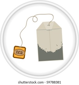 tea bag in saucer