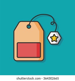 tea bag vector icon