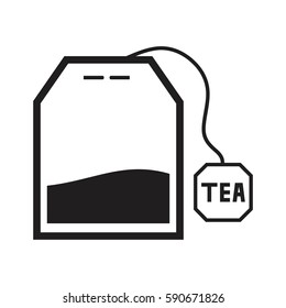 Tea Bag Vector Icon