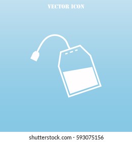 Tea bag vector  icon.