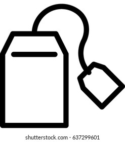 Tea Bag Vector Icon