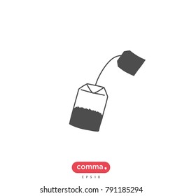 Tea Bag Vector Icon