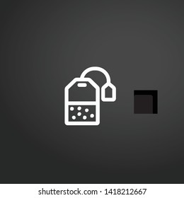 Tea Bag vector icon. Tea Bag concept stroke symbol design. Thin graphic elements vector illustration, outline pattern for your web site design, logo, UI. EPS 10.