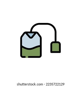 tea bag vector icon. perfect use for logo, presentation, application, website, and more. icon design filled line style