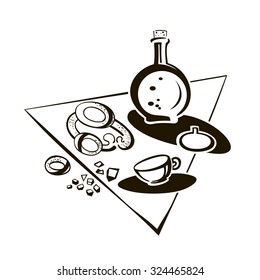 Tea and bagels