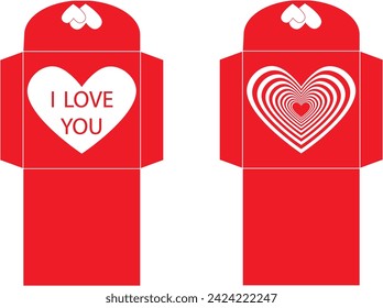 Tea bags for Lovers' Day. Illustration of tea bags for Valentine's Day