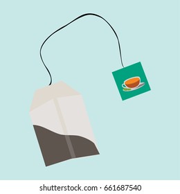 tea bags vector illustration
