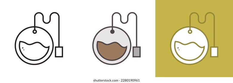 The tea ball infuser icon represents a simple yet effective way to steep loose tea leaves and get the perfect flavor and aroma in your tea