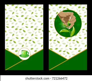 tea banner backgrounds vectors