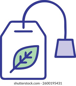 Tea beg editable icon design