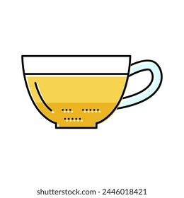 tea beverage drink color icon vector. tea beverage drink sign. isolated symbol illustration