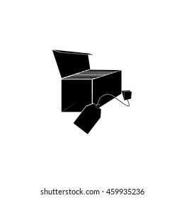 Tea box with tea bag