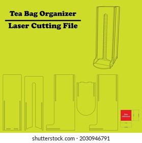 Tea box
this is a Tea Bag organizer which can be made by laser-cut pieces from all 3mm material thicknesses svg