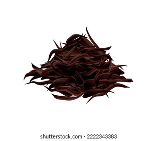 Tea brewing bag realistic composition with isolated tea drink icon on blank background vector illustration