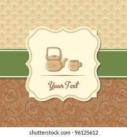 Tea card template