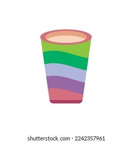Ilustración vectorial de taza de té o café