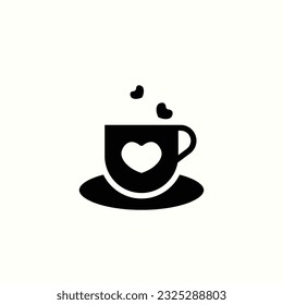 tea, coffee black icon, isolated icon in light background, perfect for website, blog, logo, graphic design, social media, UI, mobile app