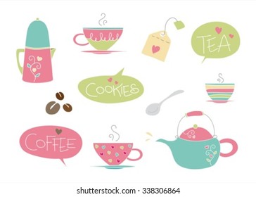 Tea and Coffee clip art