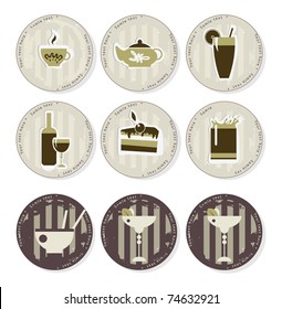 Tea and coffee coasters
