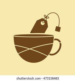 Tea or Coffee Cup Icon.
