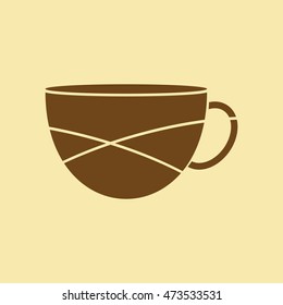 Tea Or Coffee Cup Icon.