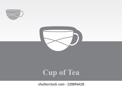 Tea Or Coffee Cup Icon. Eps.10.