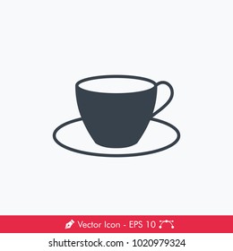 Tea / Coffee Cup Icon / Vector