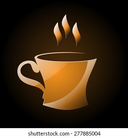 tea coffee cup logo