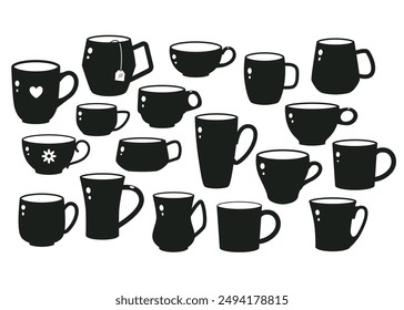 Tea or Coffee cup silhouette