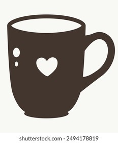 Tea or Coffee cup silhouette