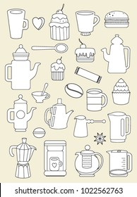 Tea, Coffee and Desserts Set