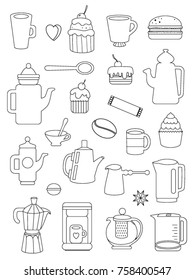Tea, Coffee and Desserts Set