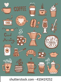 Tea and Coffee Doodles