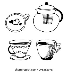 Tea coffee love