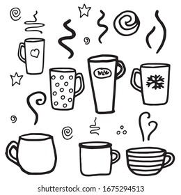 tea or coffee mug vector eps.