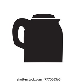 tea or coffee pot icon- vector illustration