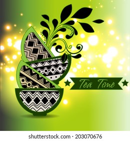 Tea and Coffee time card