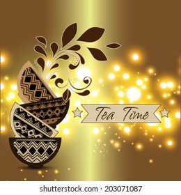 Tea and Coffee time card