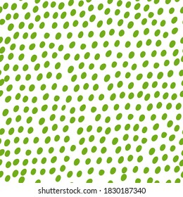 Tea color dots pattern. Seamless floral and herbal pattern. Hand drawn polka dot background. Vector illustration. Vector bright print for fabric or packaging.