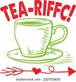 Tea Colorful T-shirt Design For Print