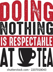 Tea Colorful T-shirt Design For Print