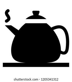 
A tea container for keeping it hot, teapot 
