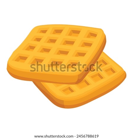 Tea cookie snack icon cartoon vector. Breakfast food. Sweet dessert