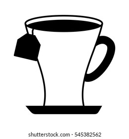 tea cup beverage isolated icon vector illustration design