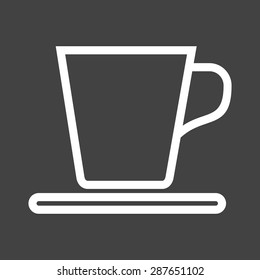 Tea, cup, breakfast icon vector image. Can also be used for eatables, food and drinks. Suitable for use on web apps, mobile apps and print media